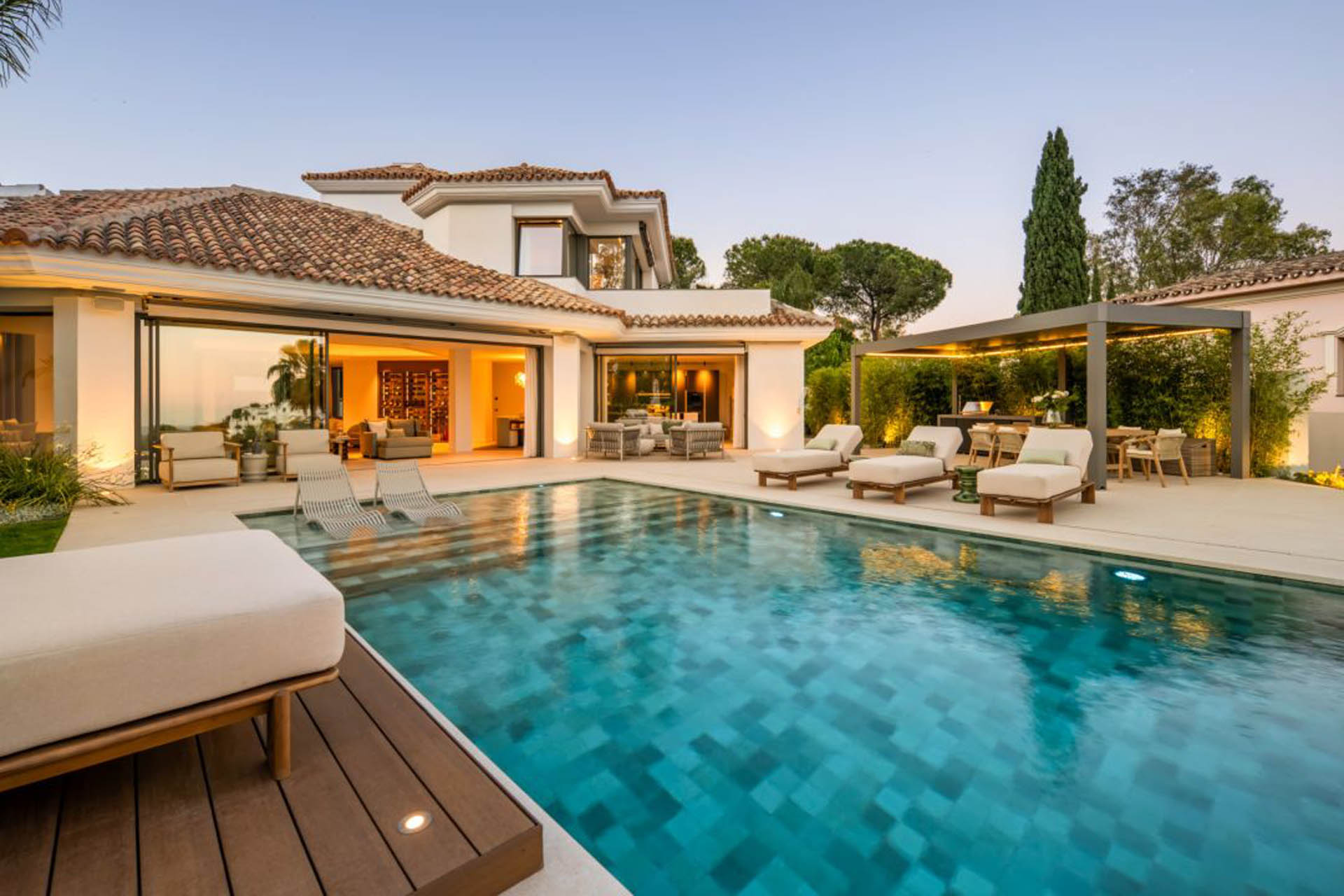 luxury villa casa calma with sea views for sale in el herrojo benahavis (28)